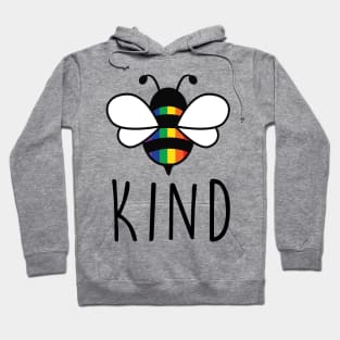 Be Kind Gay Bee Gay Pride LGBT Rainbow Hoodie